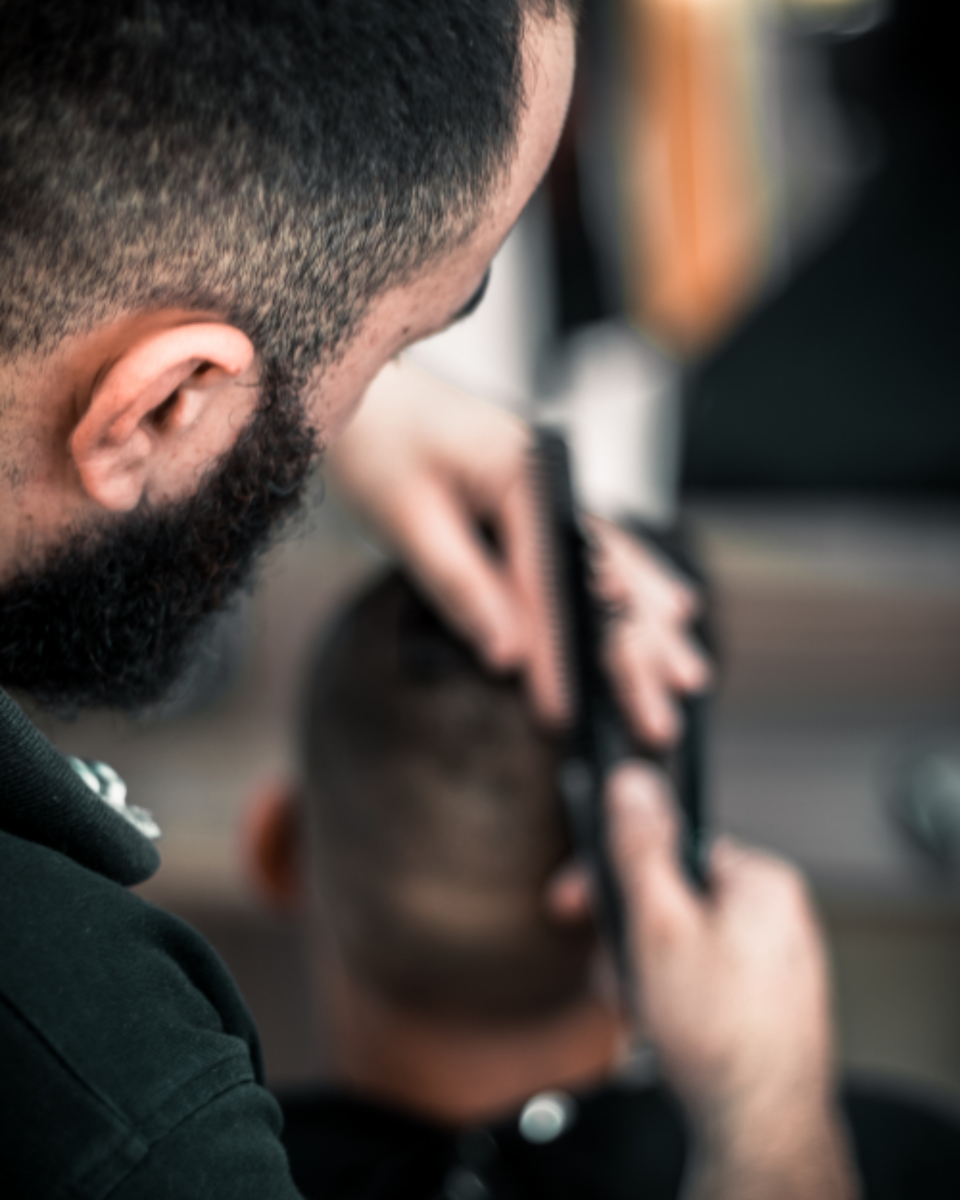 hair styled at Bella Barbers, Jaffa